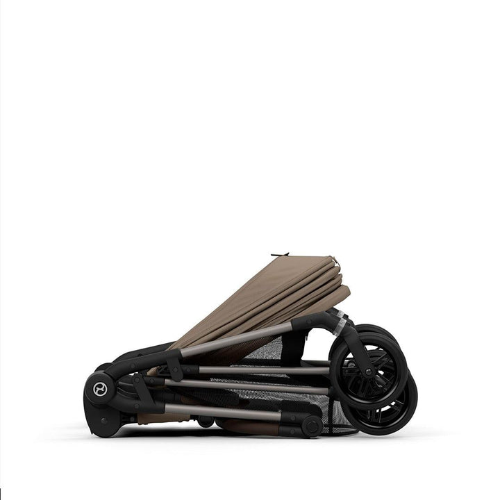 CYBEX Melio Pushchair 2023 - Seashell Beige-Strollers-Seashell Beige- | Natural Baby Shower