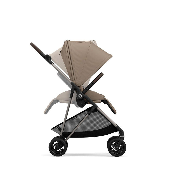 CYBEX Melio Pushchair 2023 - Seashell Beige-Strollers-Seashell Beige- | Natural Baby Shower