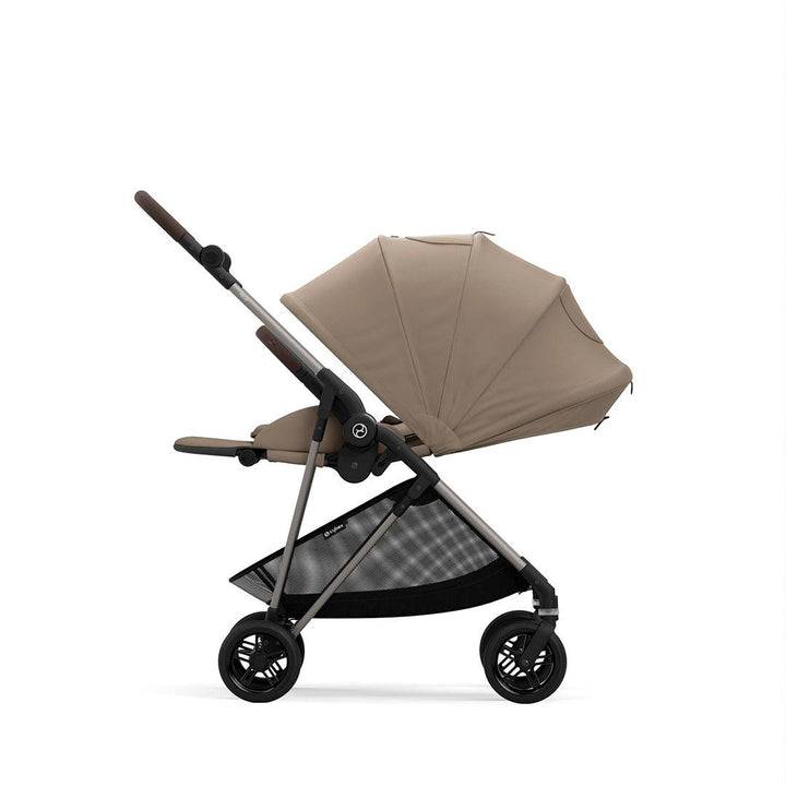 CYBEX Melio Pushchair 2023 - Seashell Beige-Strollers-Seashell Beige- | Natural Baby Shower