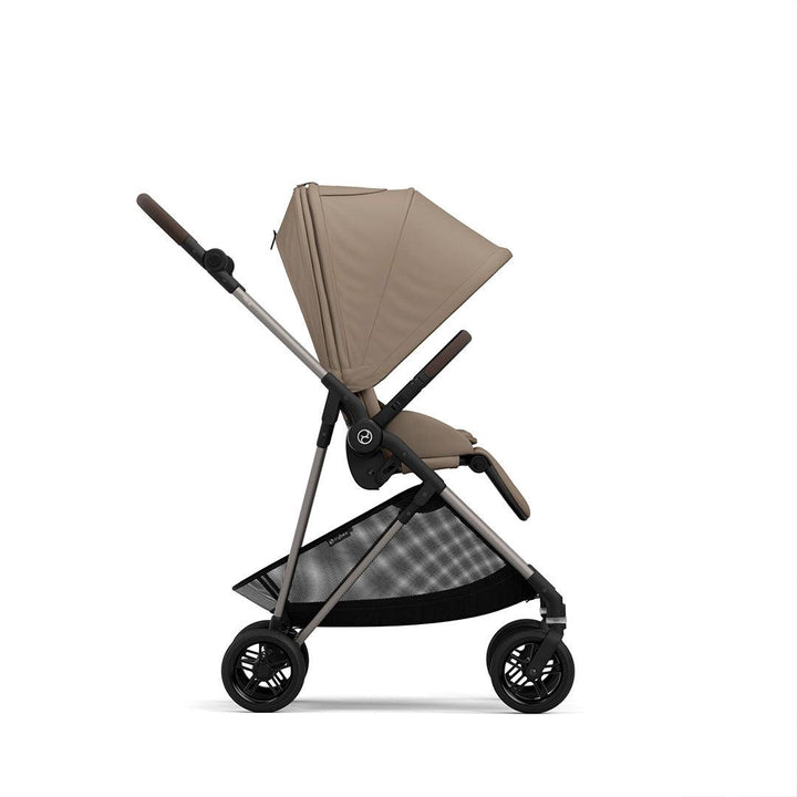CYBEX Melio Pushchair 2023 - Seashell Beige-Strollers-Seashell Beige- | Natural Baby Shower