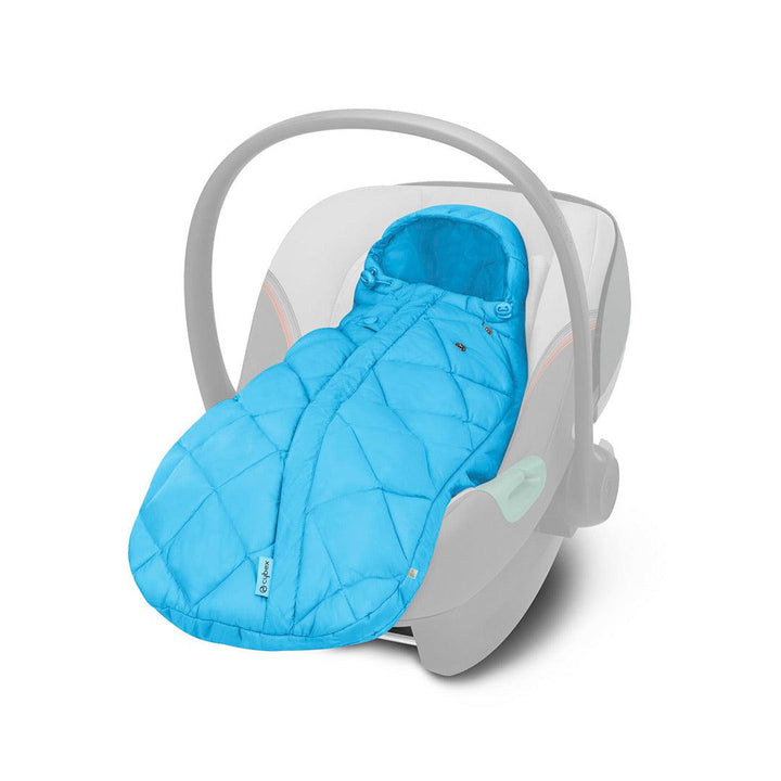 CYBEX Snøgga Mini Footmuff - Beach Blue-Car Seat Footmuffs-Beach Blue- | Natural Baby Shower