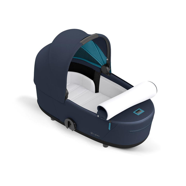 CYBEX Mios Lux Carrycot - Nautical Blue (2022)-Carrycots- | Natural Baby Shower