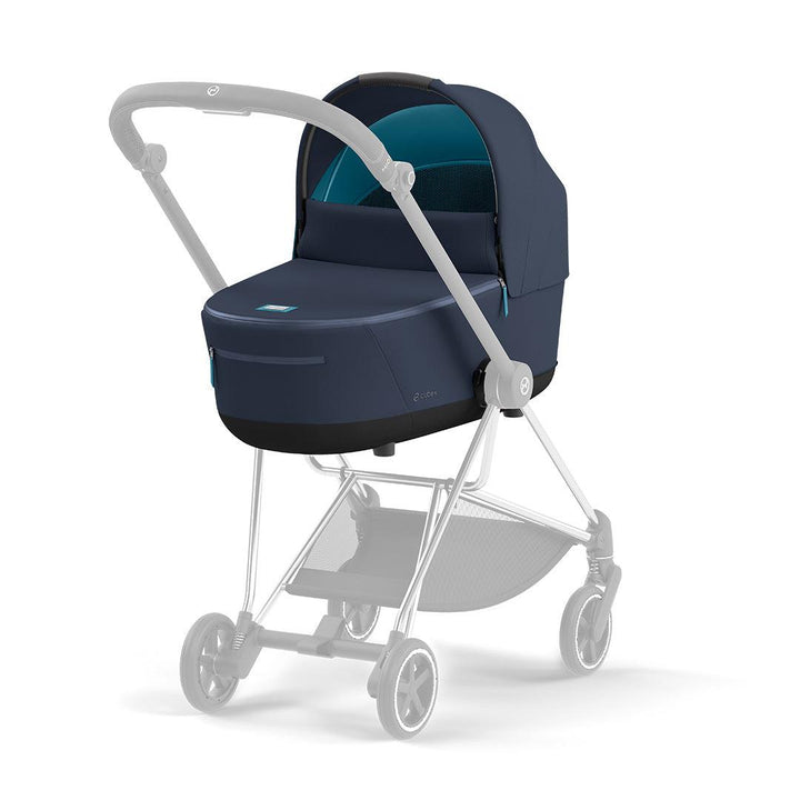 CYBEX Mios Lux Carrycot - Nautical Blue (2022)-Carrycots- | Natural Baby Shower