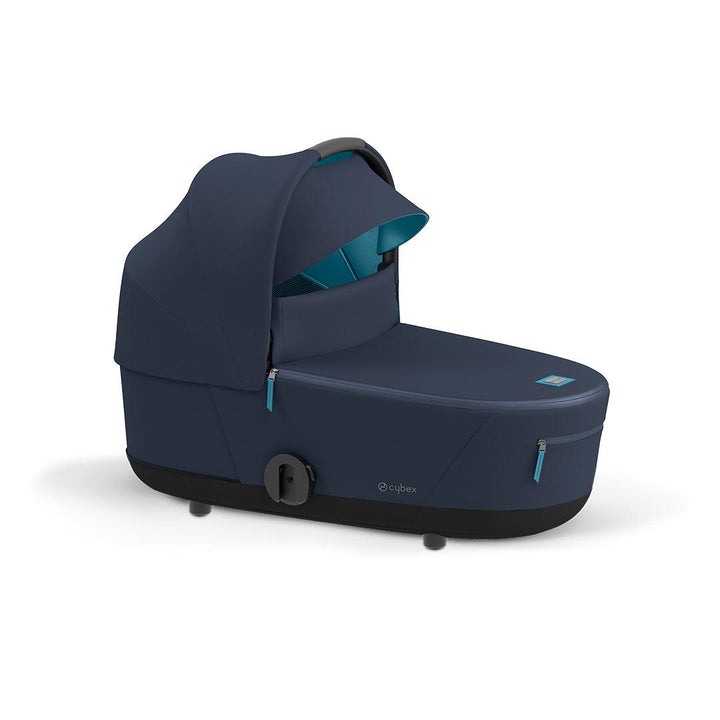 CYBEX Mios Lux Carrycot - Nautical Blue (2022)-Carrycots- | Natural Baby Shower