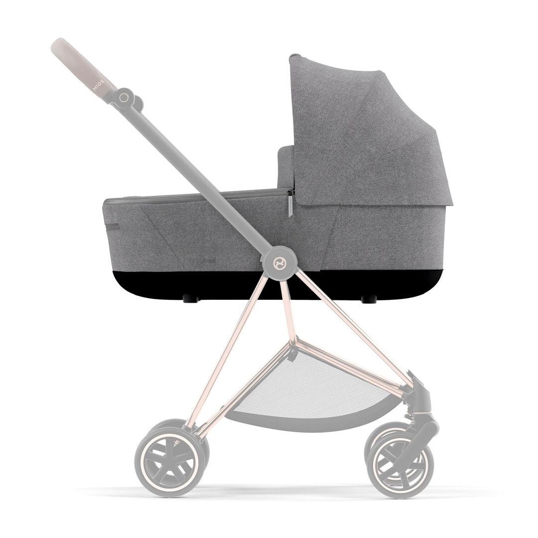CYBEX Mios Lux Carrycot Plus - Manhattan Grey (2022)-Carrycots- | Natural Baby Shower