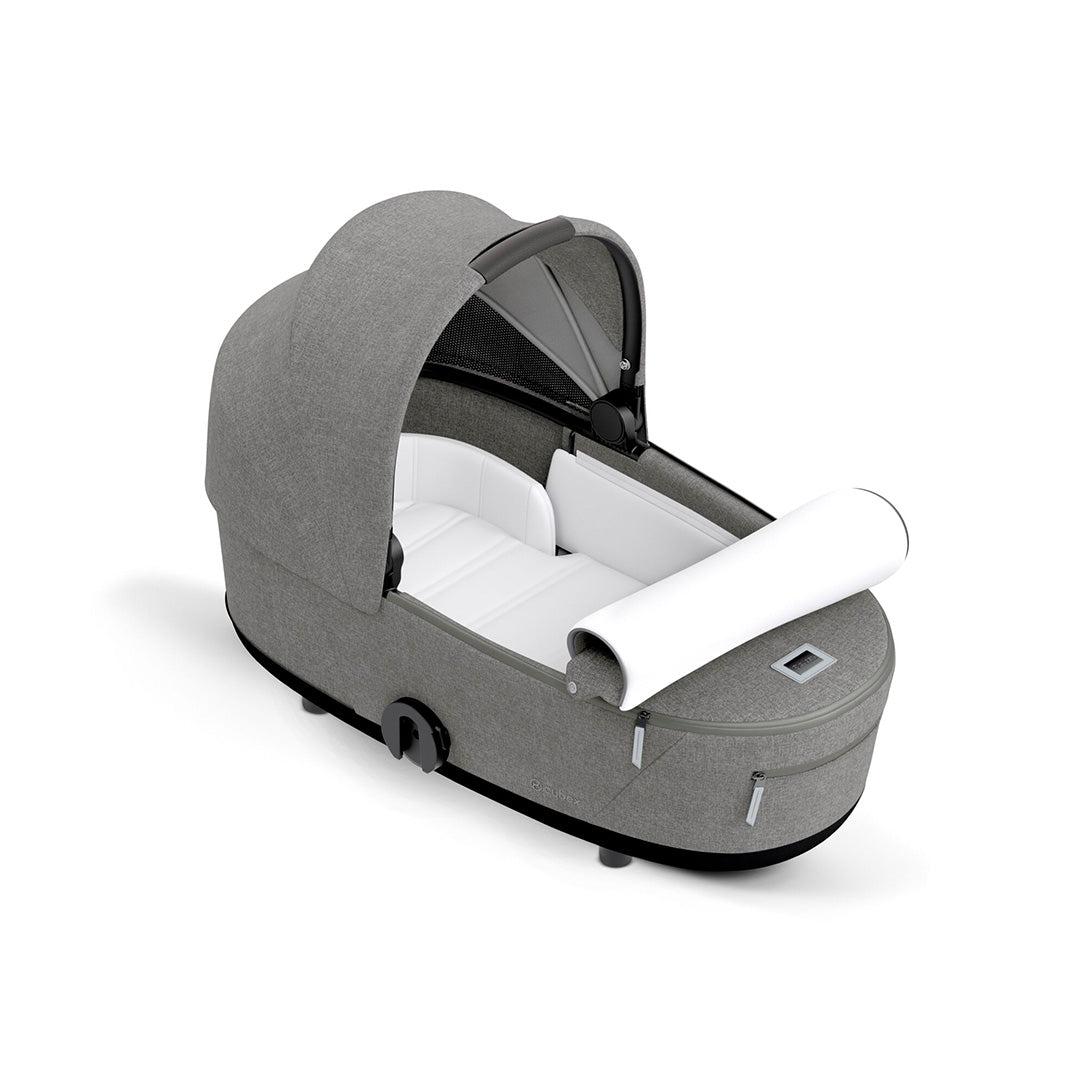 CYBEX Mios Lux Carrycot Plus - Manhattan Grey (2022)-Carrycots- | Natural Baby Shower