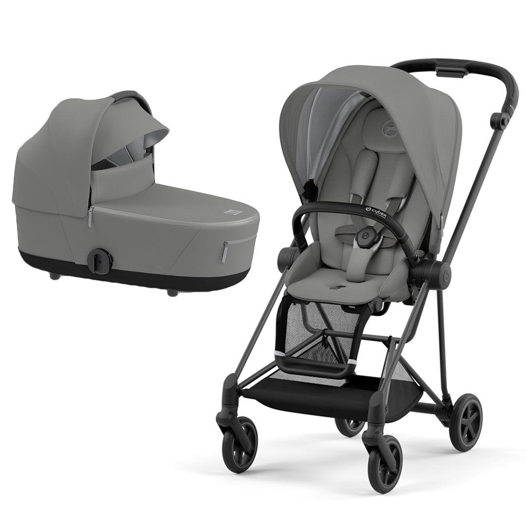 CYBEX Mios Pushchair - Soho Grey (2022)-Strollers-Matt Black-Lux | Natural Baby Shower
