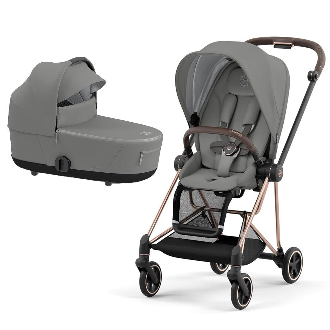 CYBEX Mios Pushchair - Soho Grey (2022)-Strollers-Rose Gold-Lux | Natural Baby Shower