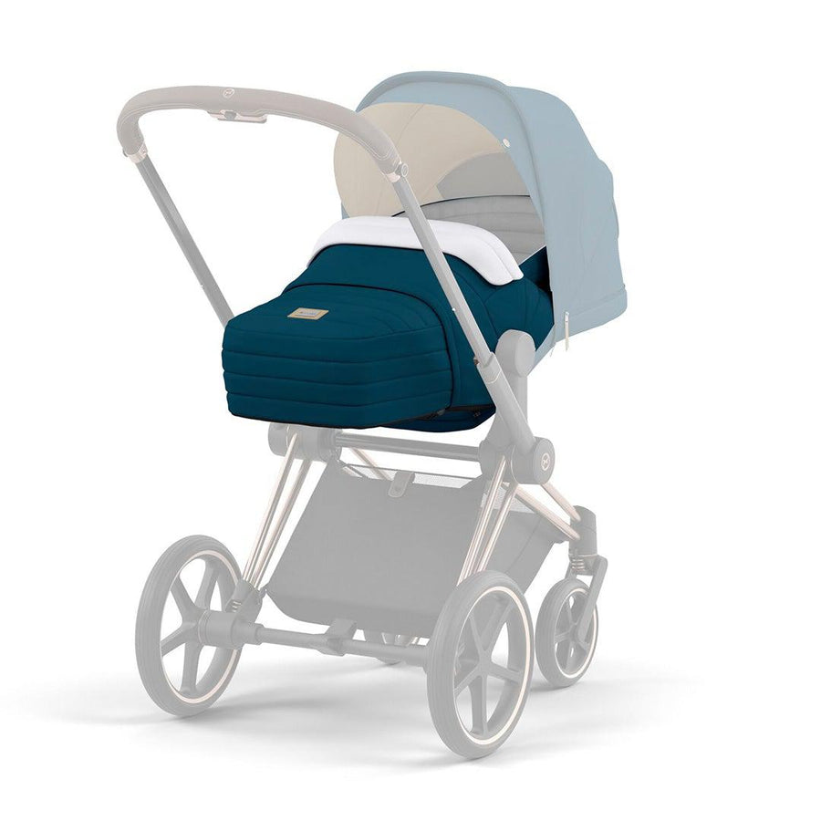 CYBEX Platinum Lite Cot - Mountain Blue (2022)-Carrycots- | Natural Baby Shower