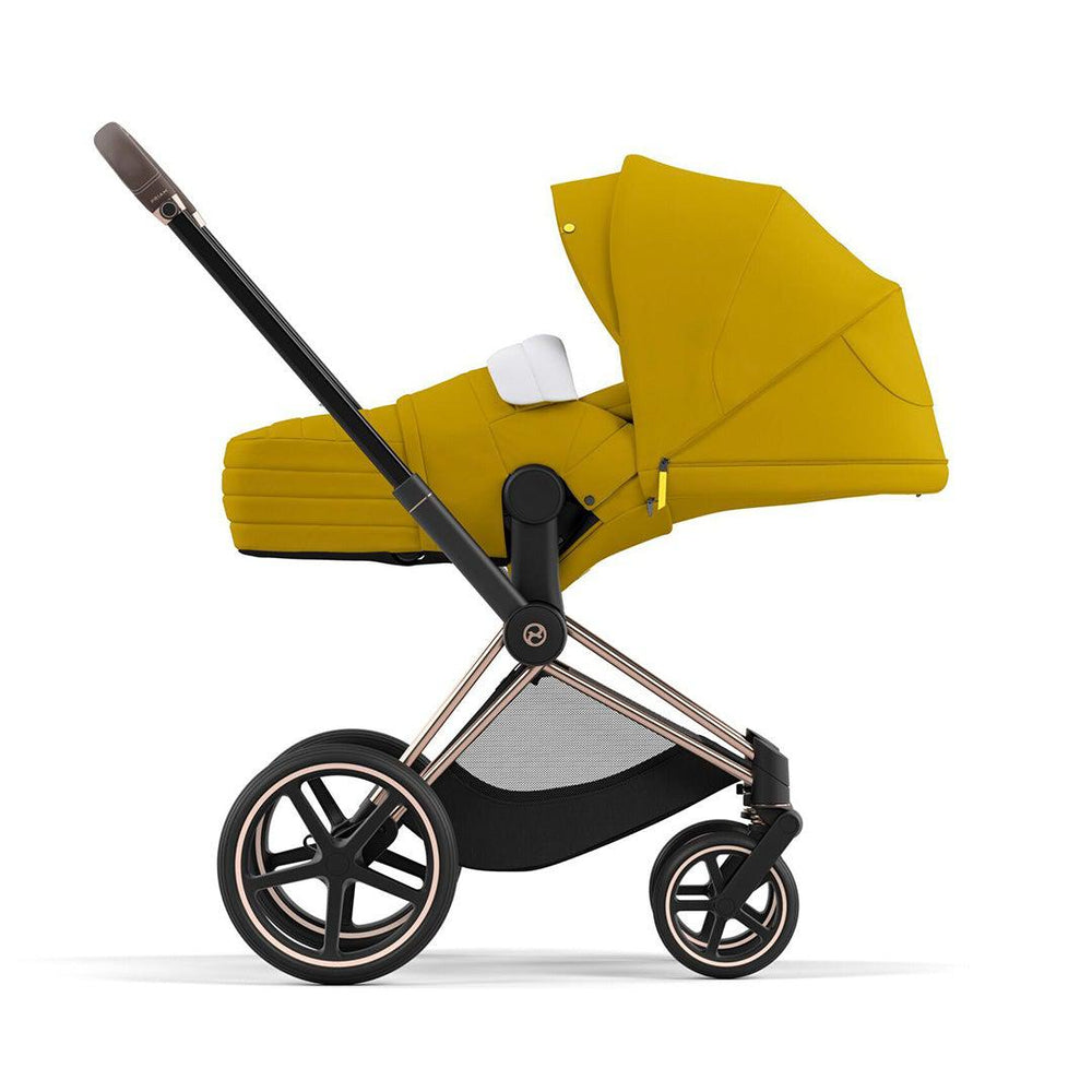 CYBEX Platinum Lite Cot - Mustard Yellow (2022)-Carrycots- | Natural Baby Shower
