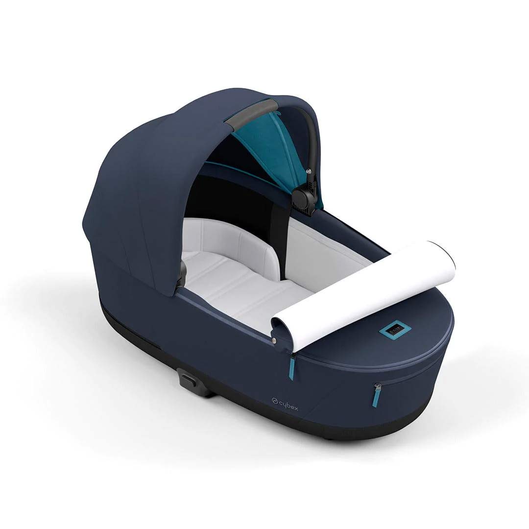 CYBEX Priam Conscious Collection Lux Carrycot - Dark Navy-Carrycots- | Natural Baby Shower