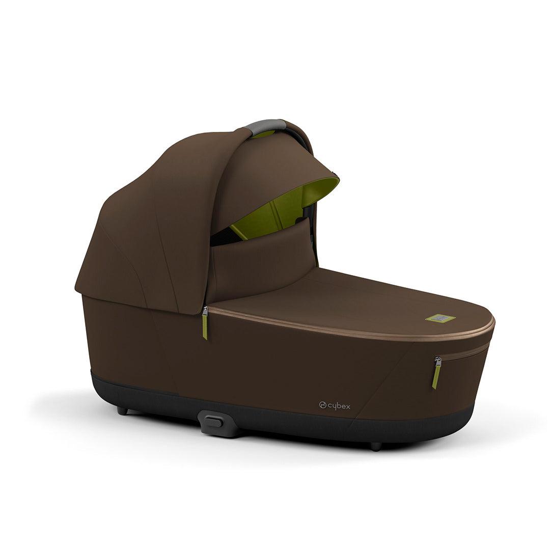 CYBEX Priam Lux Carrycot - Khaki Green (2022)-Carrycots- | Natural Baby Shower