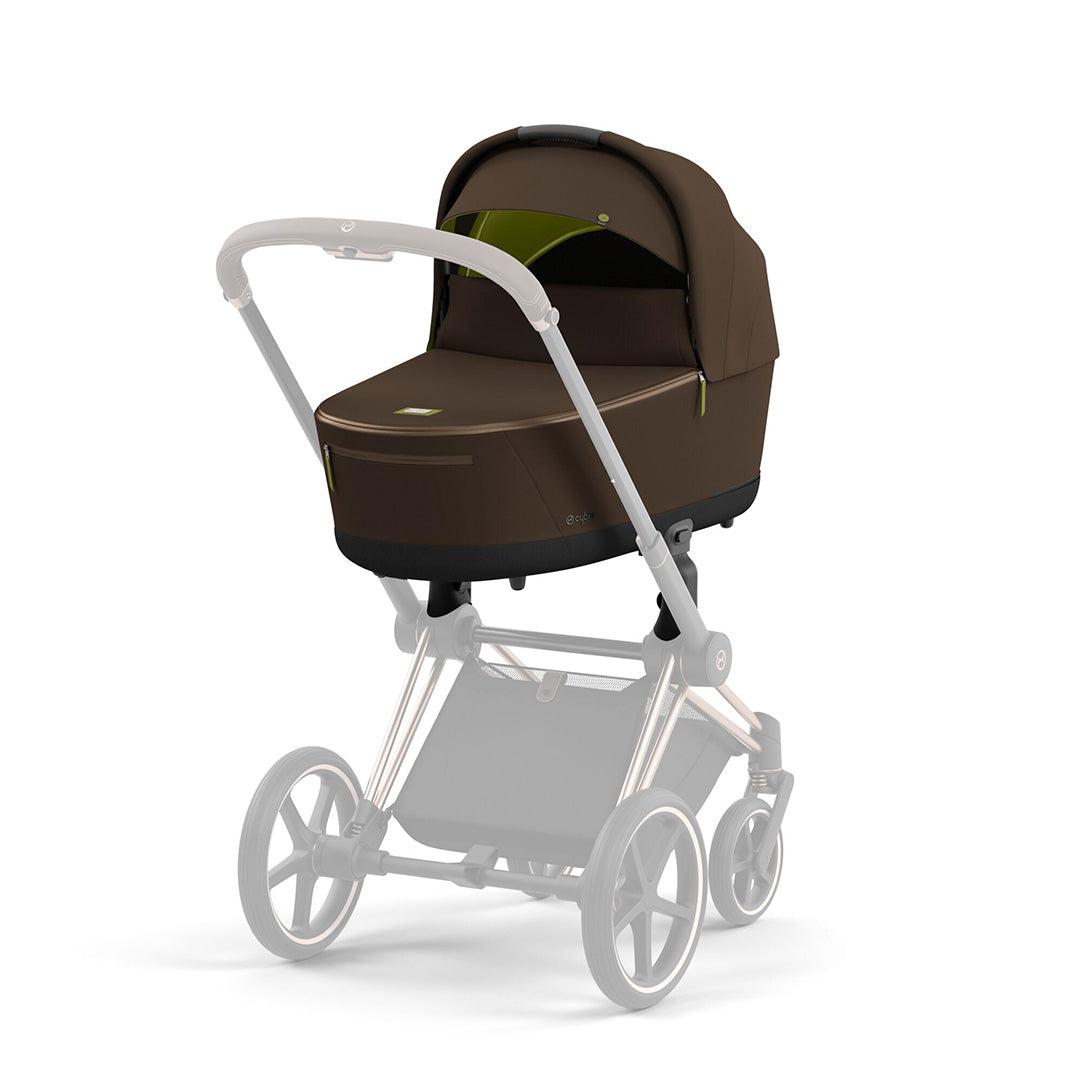 CYBEX Priam Lux Carrycot - Khaki Green (2022)-Carrycots- | Natural Baby Shower