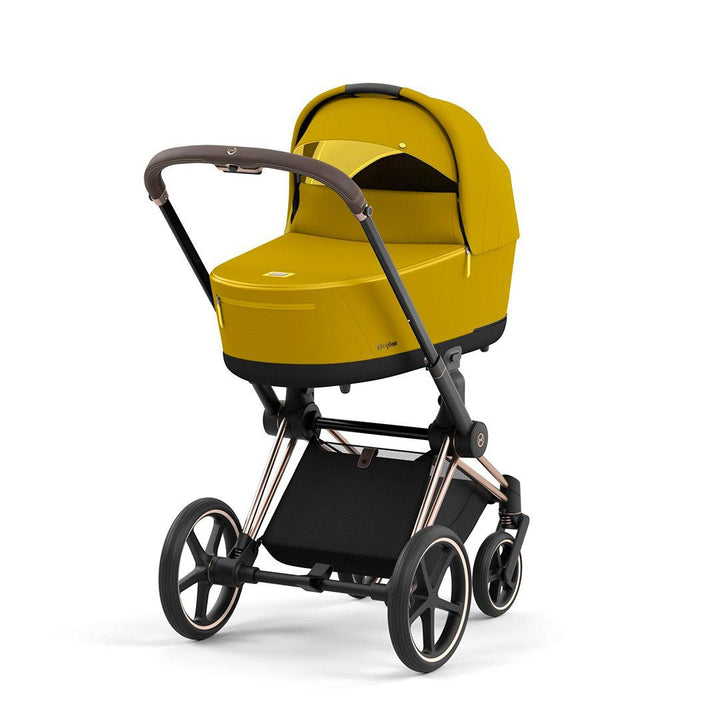 CYBEX Priam Lux Carrycot - Mustard Yellow (2022)-Carrycots- | Natural Baby Shower