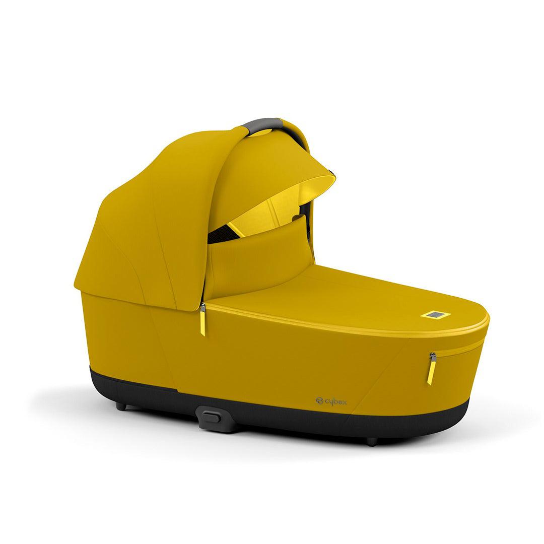 CYBEX Priam Lux Carrycot - Mustard Yellow (2022)-Carrycots- | Natural Baby Shower