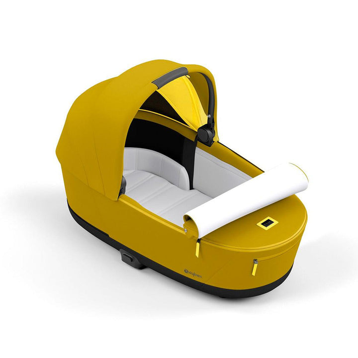 CYBEX Priam Lux Carrycot - Mustard Yellow (2022)-Carrycots- | Natural Baby Shower