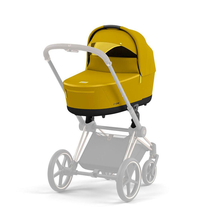 CYBEX Priam Lux Carrycot - Mustard Yellow (2022)-Carrycots- | Natural Baby Shower