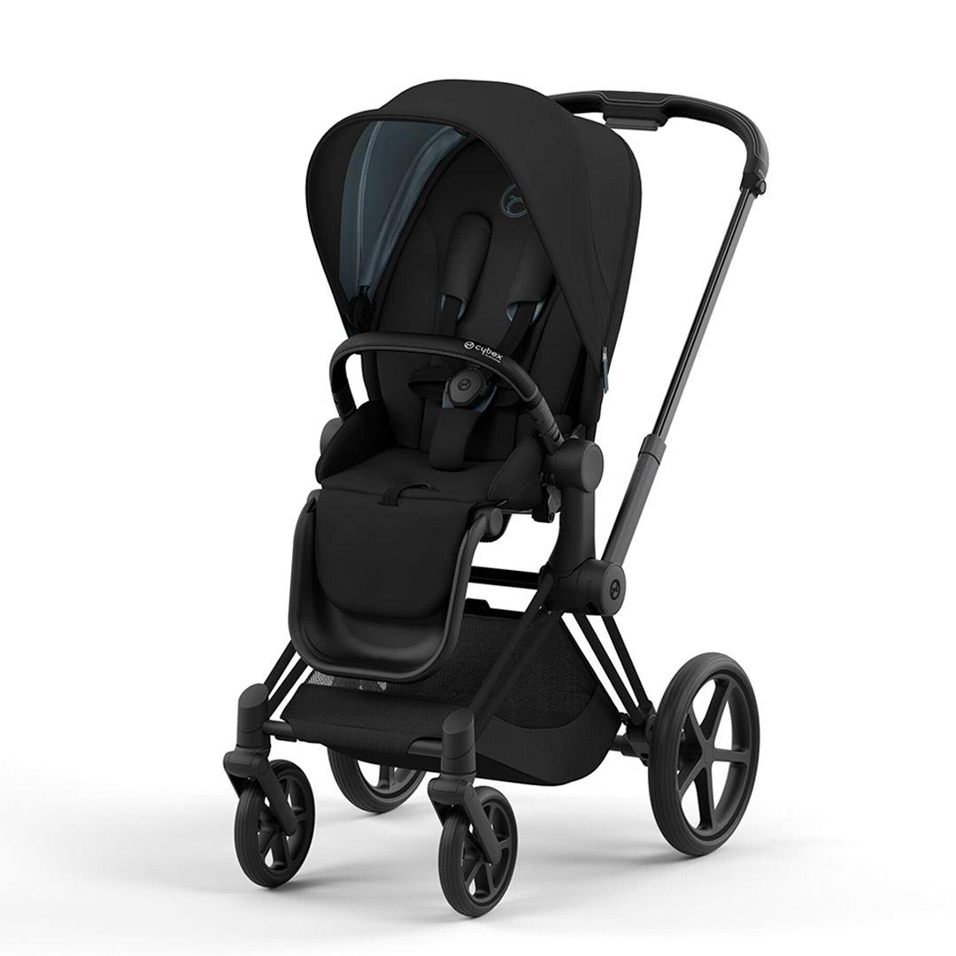 CYBEX Priam Pushchair - Deep Black (2022)-Strollers-Matt Black-None | Natural Baby Shower