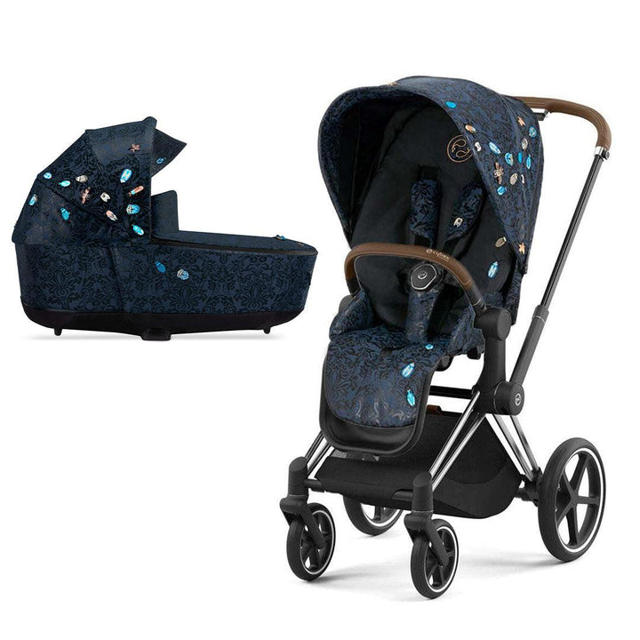 CYBEX Priam Pushchair - Jewels of Nature (2022)-Strollers-Chrome Brown-Lux | Natural Baby Shower