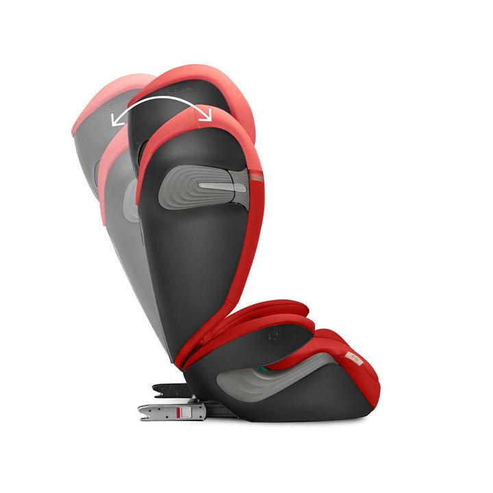 CYBEX Solution S2 i-Fix Car Seat - Hibiscus Red-Car Seats- | Natural Baby Shower
