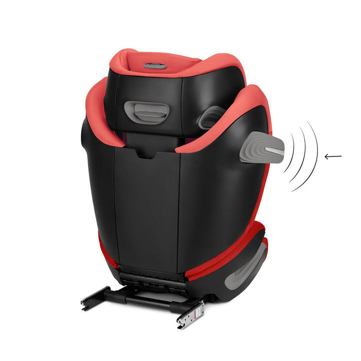 CYBEX Solution S2 i-Fix Car Seat - Hibiscus Red-Car Seats- | Natural Baby Shower