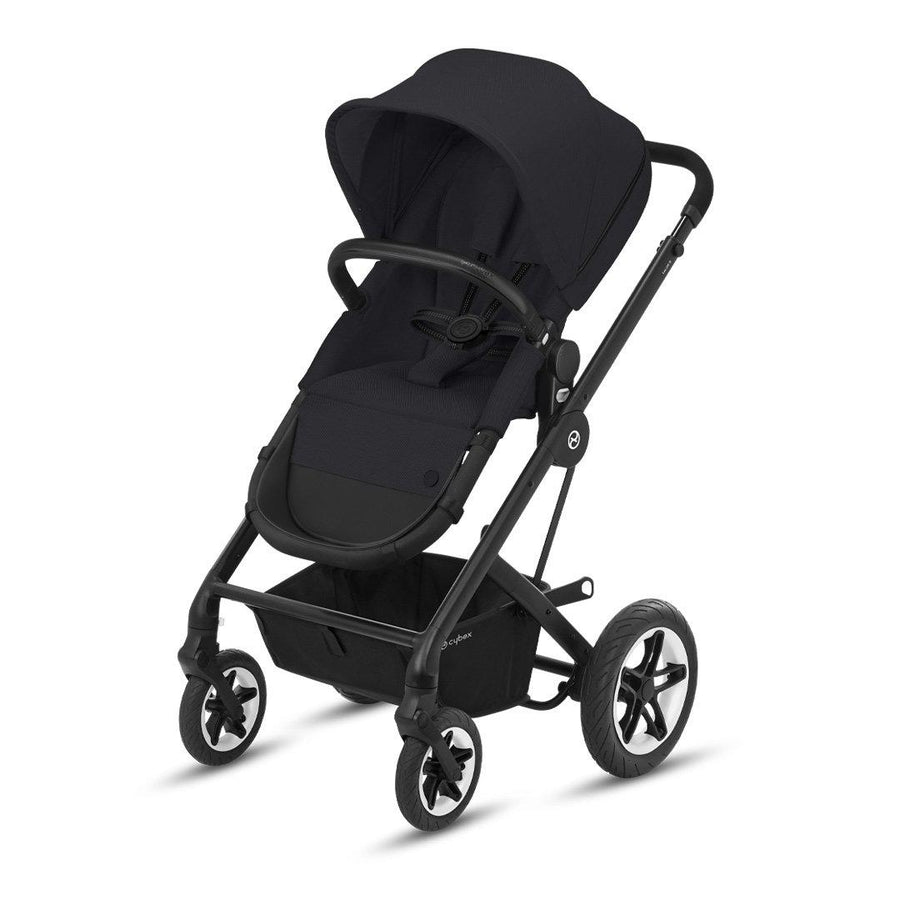 CYBEX Talos S 2-in-1 Pushchair - Deep Black-Strollers-Deep Black- | Natural Baby Shower