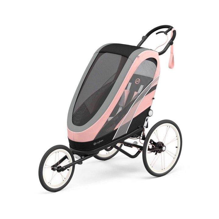 CYBEX ZENO Frame - Black + Pink-Stroller Frames- | Natural Baby Shower