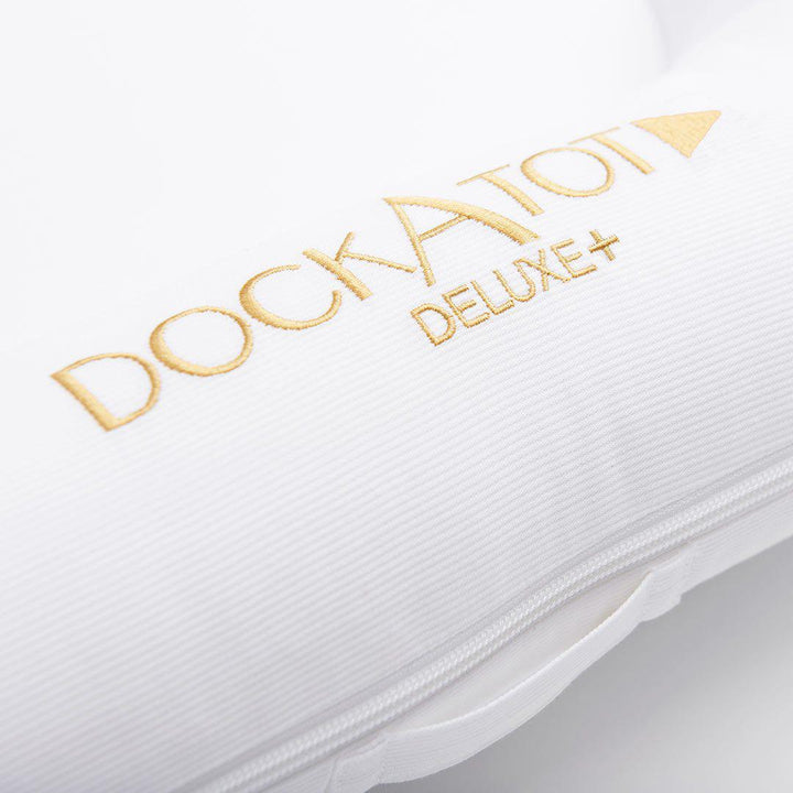 DockATot Deluxe+ Dock - Pristine White-Baby Nests- | Natural Baby Shower