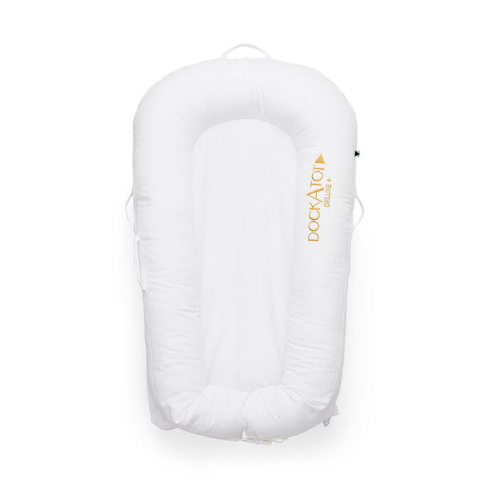 DockATot Deluxe+ Cover - Pristine White-Baby Nest Covers- | Natural Baby Shower