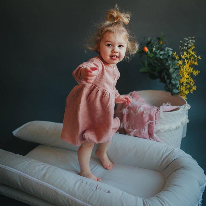DockATot Grand Cover - Cloud Grey-Baby Nest Covers- | Natural Baby Shower