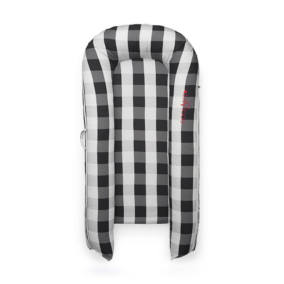 DockATot Grand Cover - Charcoal Buffalo-Baby Nest Covers- | Natural Baby Shower