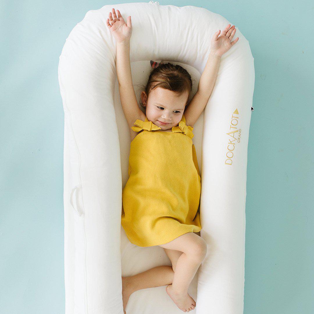 DockATot Grand Cover - Pristine White-Baby Nest Covers- | Natural Baby Shower