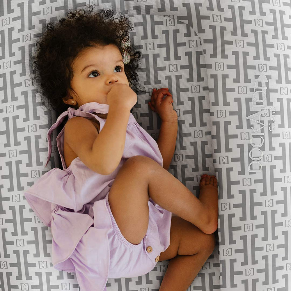 DockATot Grand Cover - Signature Grey-Baby Nest Covers- | Natural Baby Shower