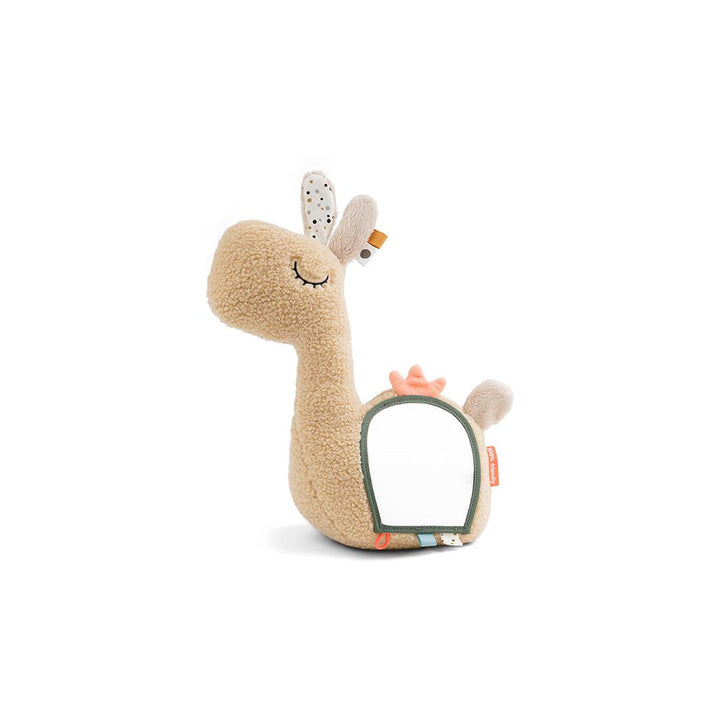 Done by Deer Activity Floor Mirror - Sand - Lalee-Tummy Time Toys-Sand- | Natural Baby Shower
