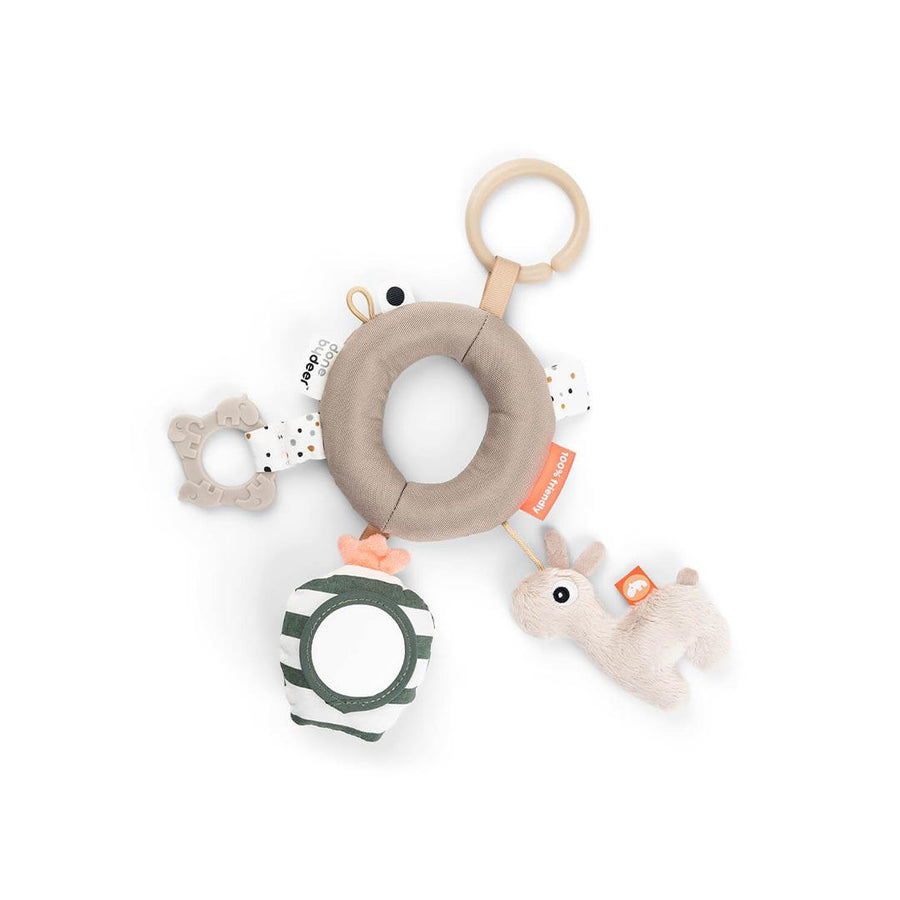 Done by Deer Activity Ring - Lalee - Sand-Pram Toys- | Natural Baby Shower