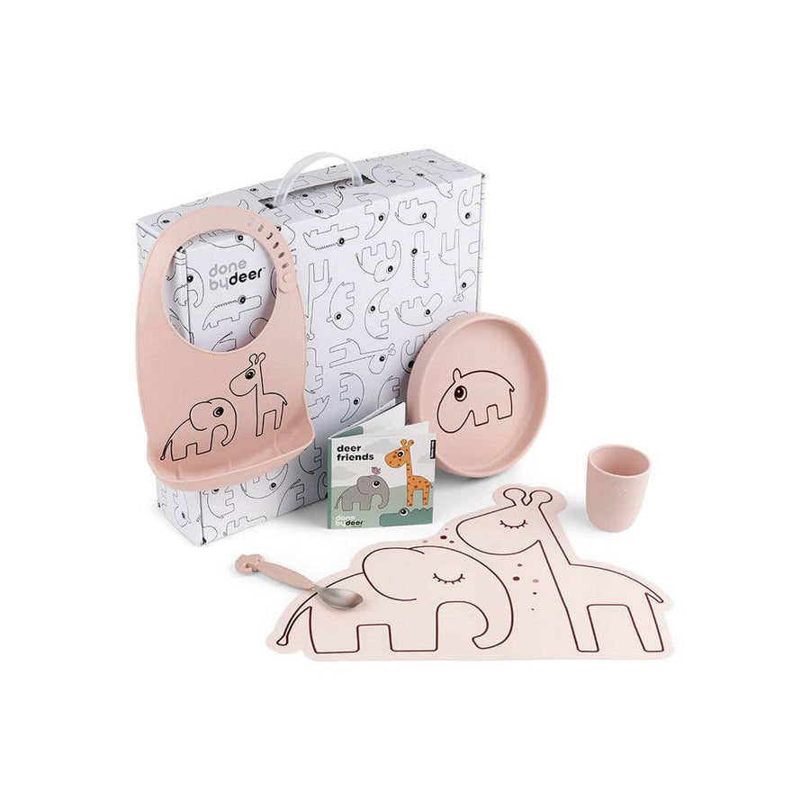 Done by Deer Dinner Time Goodie Box - Powder-Feeding Sets- | Natural Baby Shower