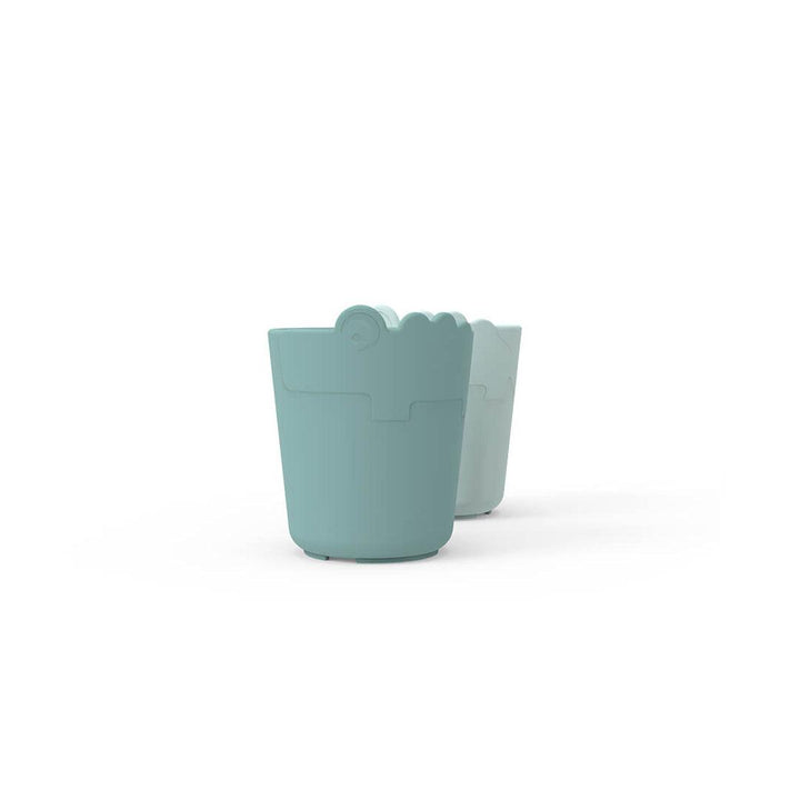 Done by Deer Kiddish Mini Mug - 2 Pack - Blue - Croco-Cups-Blue- | Natural Baby Shower