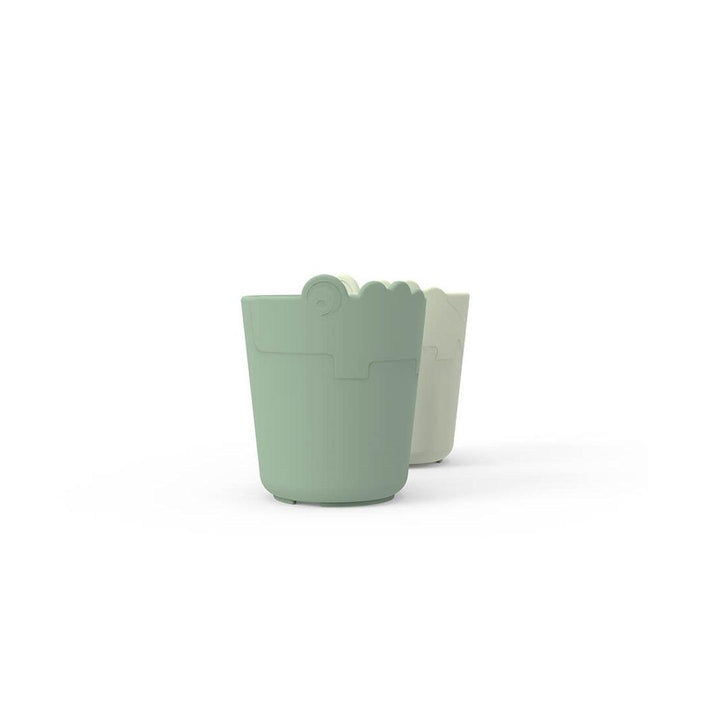 Done by Deer Kiddish Mini Mug - 2 Pack - Green - Croco-Cups-Green- | Natural Baby Shower