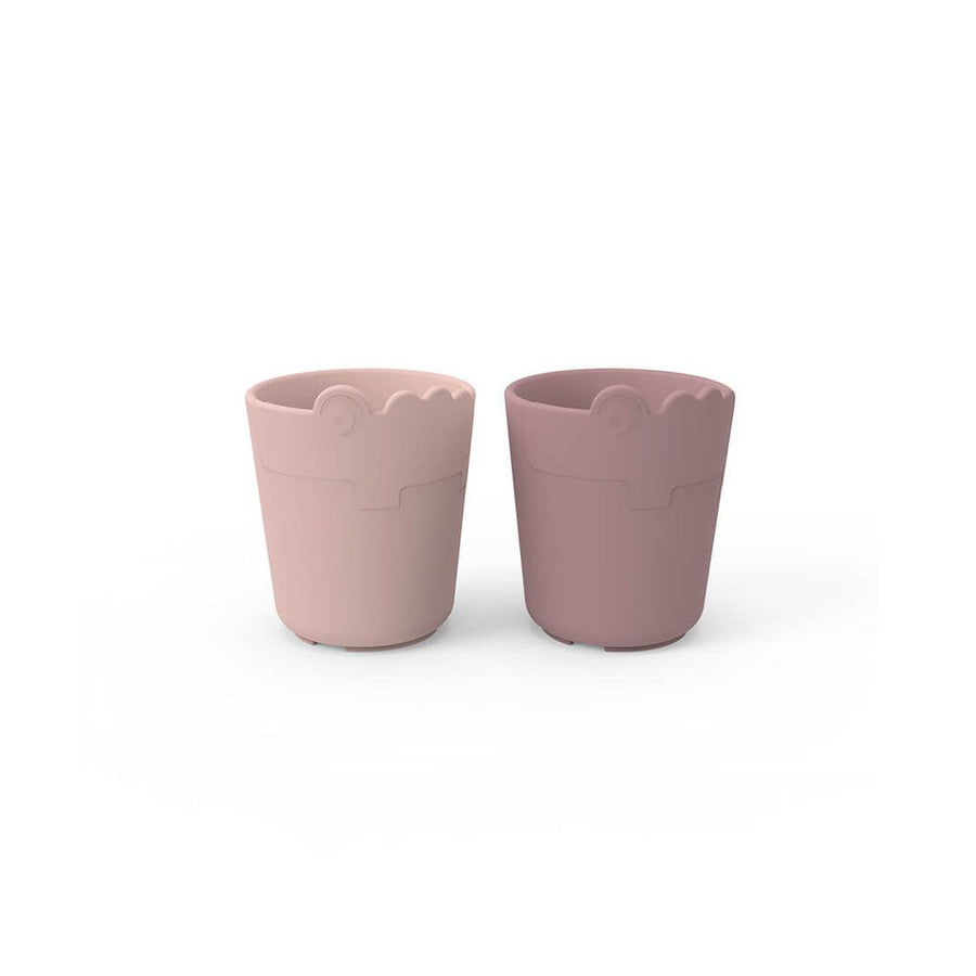 Done by Deer Kiddish Mini Mug - 2 Pack - Powder - Croco-Cups-Powder- | Natural Baby Shower