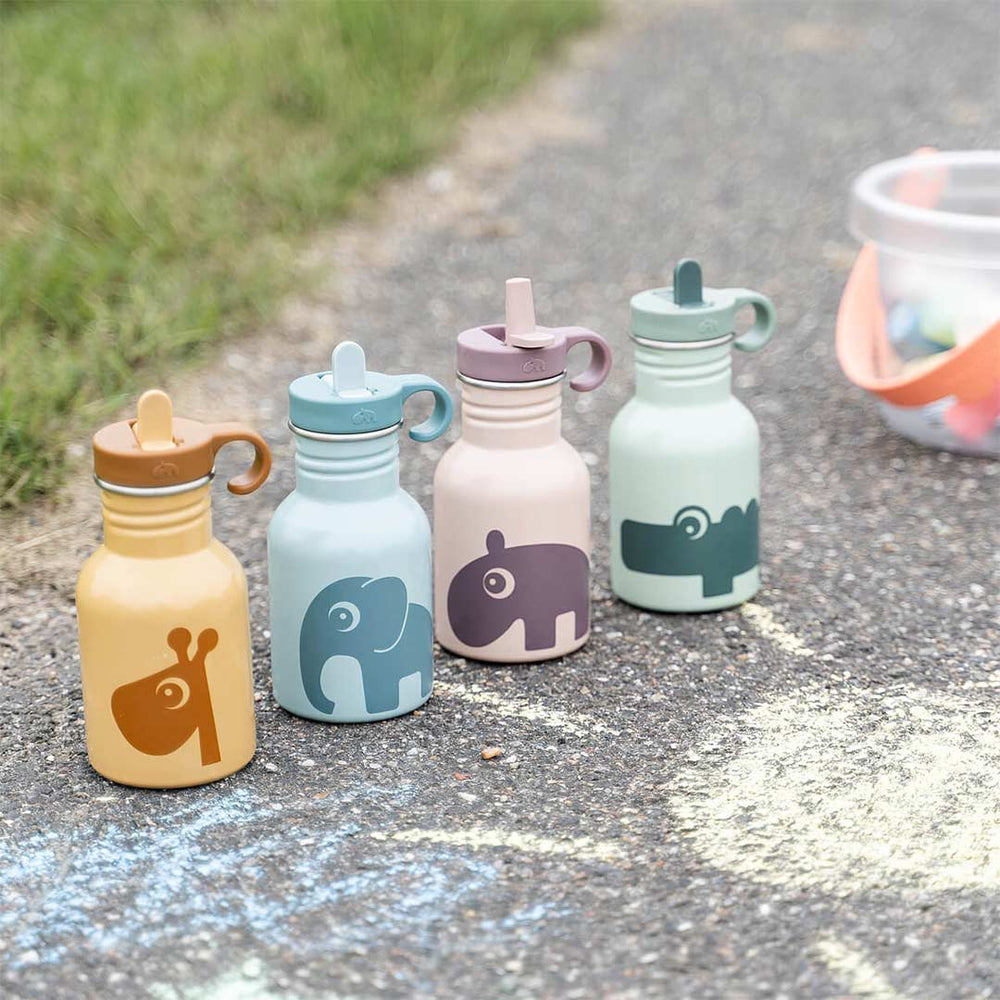 Done by Deer Metal Bottle - Powder - Ozzo-Baby Bottles-Powder- | Natural Baby Shower