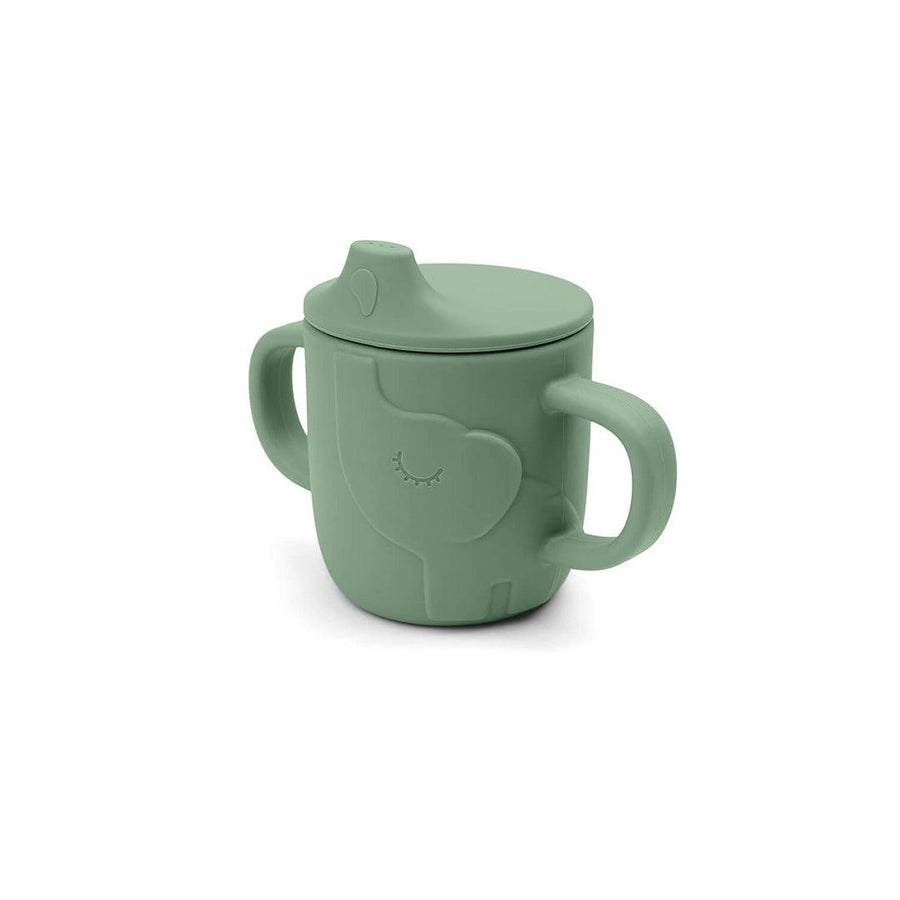 Done by Deer Peekaboo Spout Cup - Elphee - Green-Cups- | Natural Baby Shower