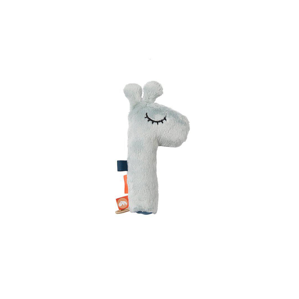 Done by Deer Squeaker Rattle - Raffi - Blue-Rattles- | Natural Baby Shower