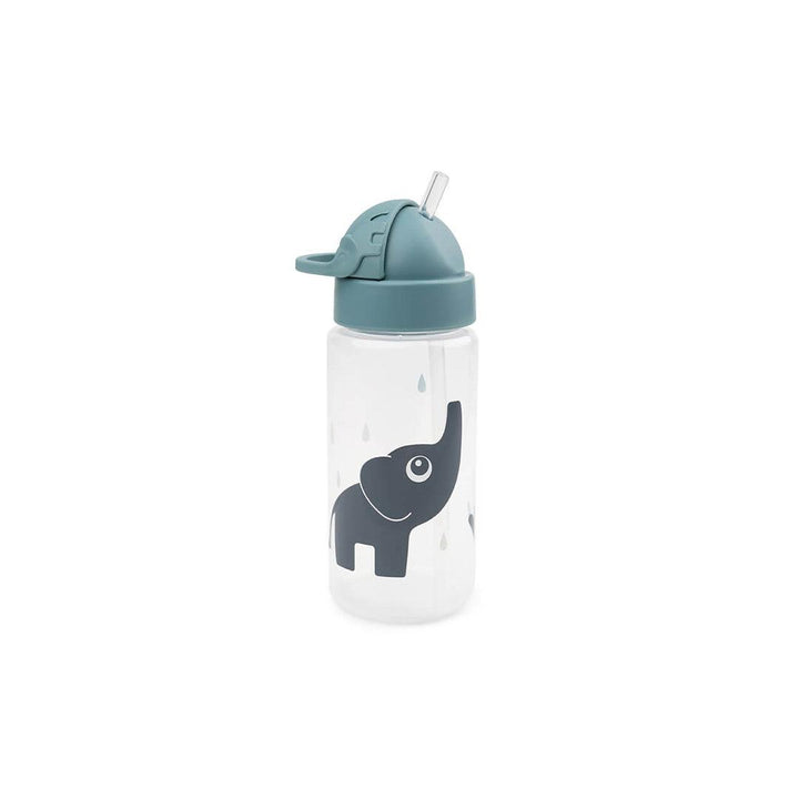 Done by Deer Straw Bottle - Elphee - Blue-Drinking Bottles- | Natural Baby Shower