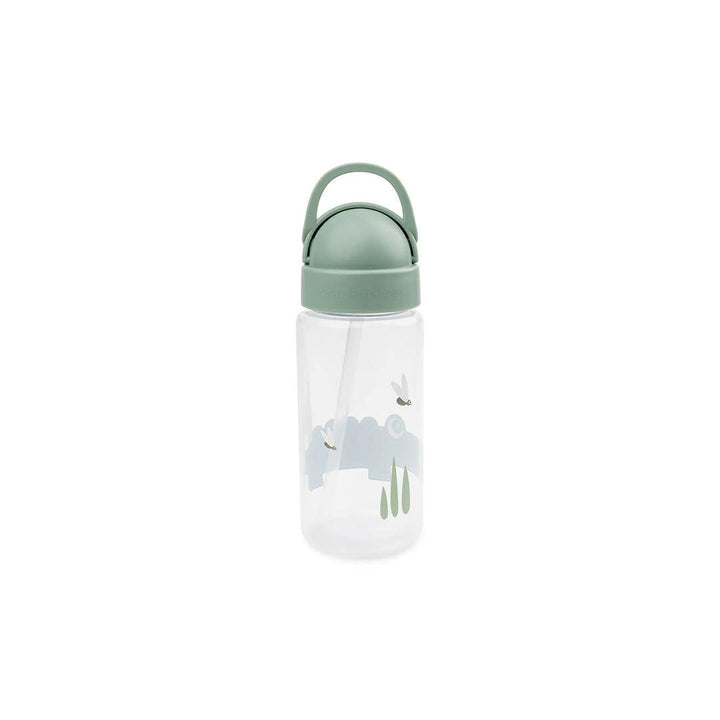 Done by Deer Straw Bottle - Green - Croco-Baby Bottles-Green- | Natural Baby Shower