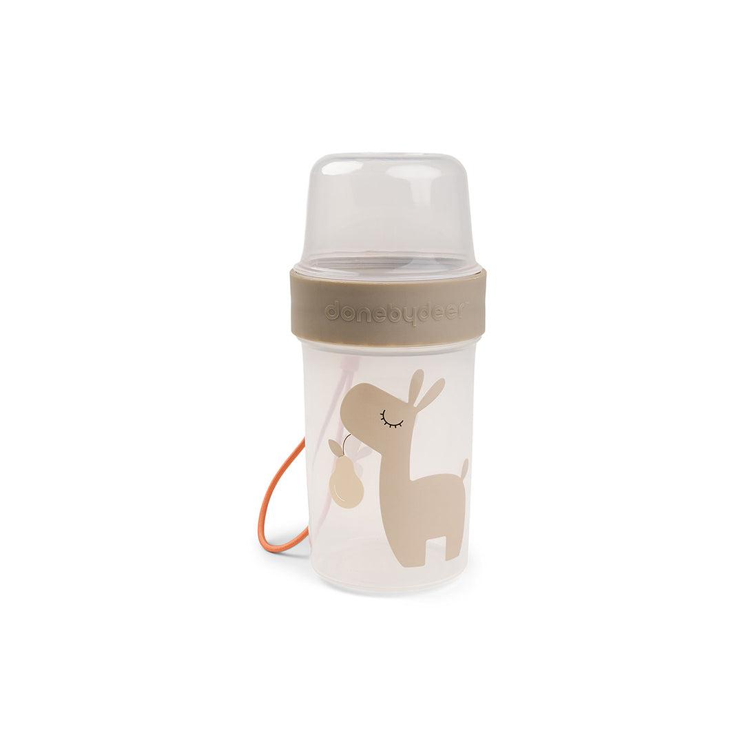 Done by Deer To Go 2-Way Snack Container - Sand - Lalee-Food Storage-Sand- | Natural Baby Shower
