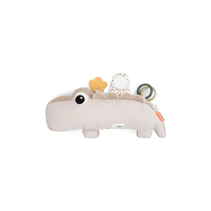 Done by Deer Tummy Time Activity Toy - Croco - Sand-Tummy Time Toys- | Natural Baby Shower