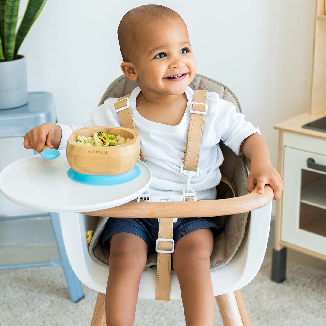 Eco Rascals Bowl + Spoon Set - Blue-Bowls- | Natural Baby Shower