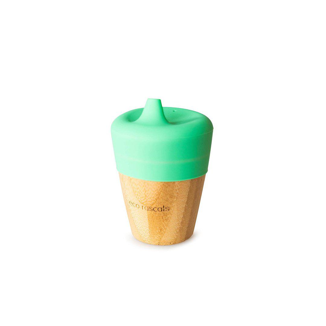 Eco Rascals Cup + Feeder - Green-Sippy Cups-Green- | Natural Baby Shower