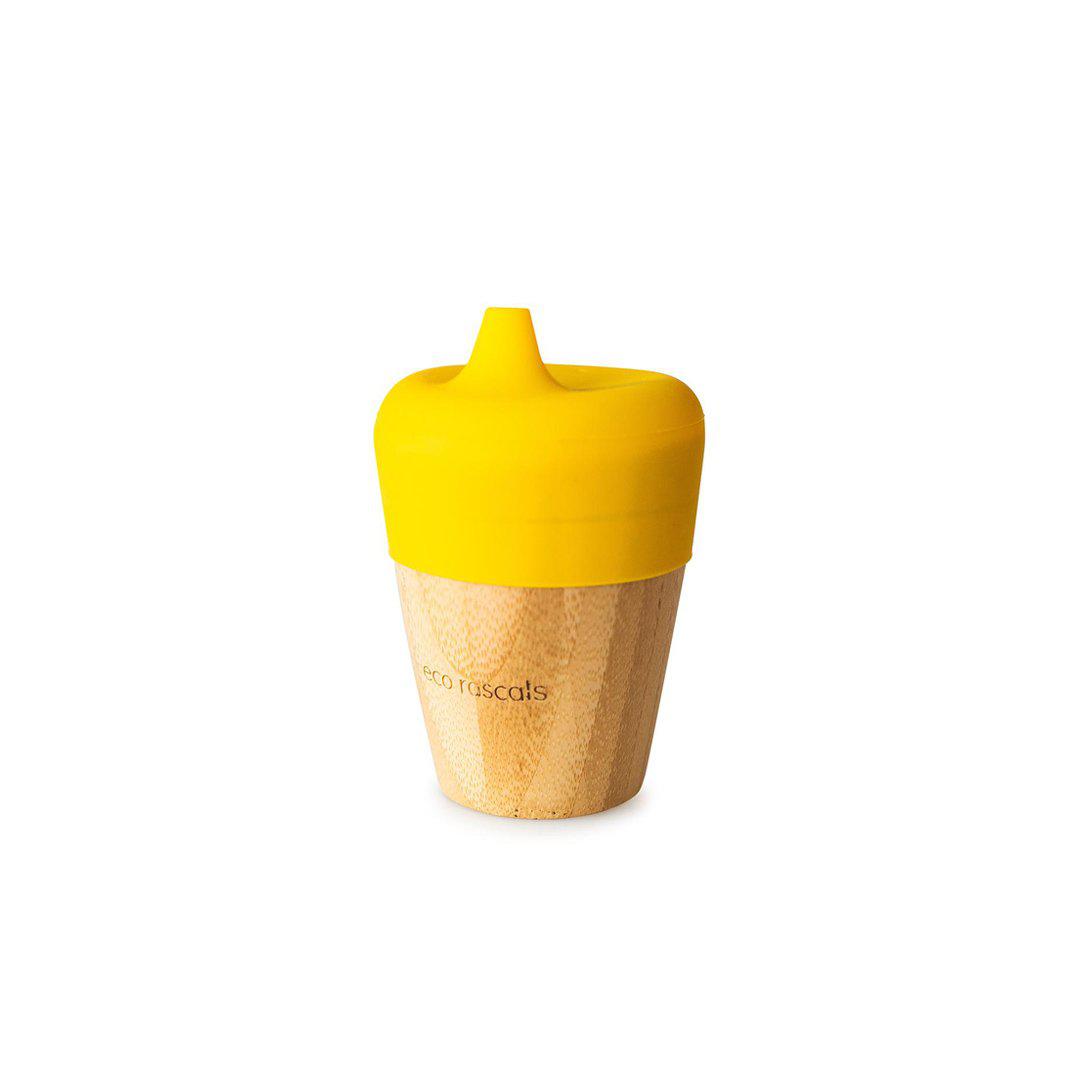 Eco Rascals Cup + Feeder - Yellow-Sippy Cups-Yellow- | Natural Baby Shower