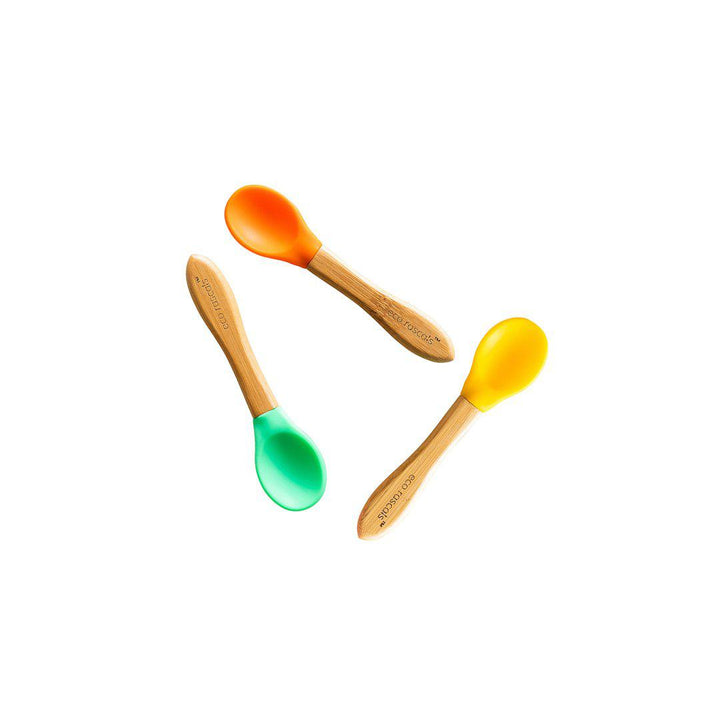 Eco Rascals Spoons - Green/Orange/Yellow - 3 Pack-Cutlery- | Natural Baby Shower